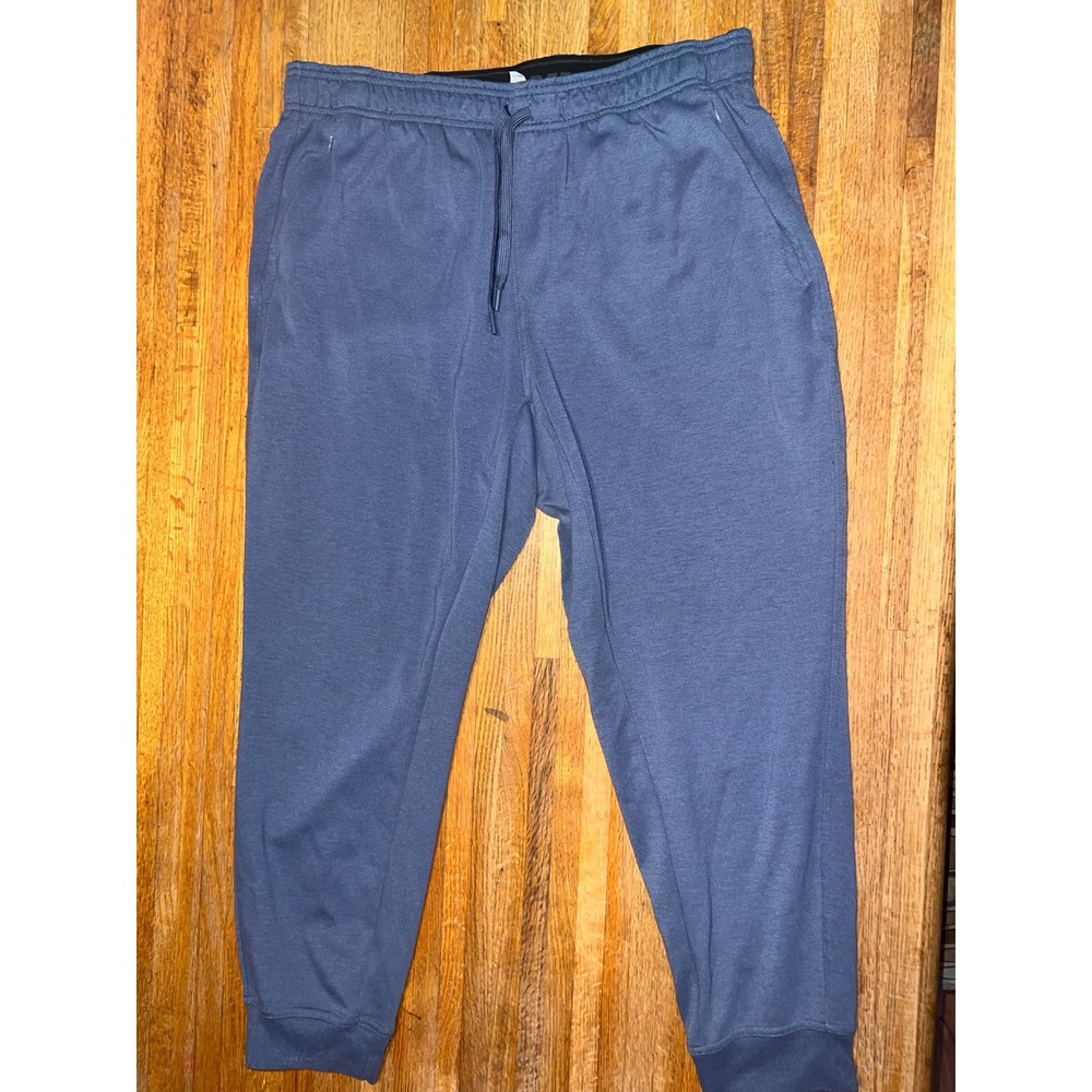 90 Degree by Reflex Mens XXL Blue Gray Athletic Drawstring Sweatpants Joggers